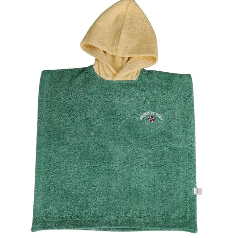 Poncho de bain Poule Party - Menthe Citron