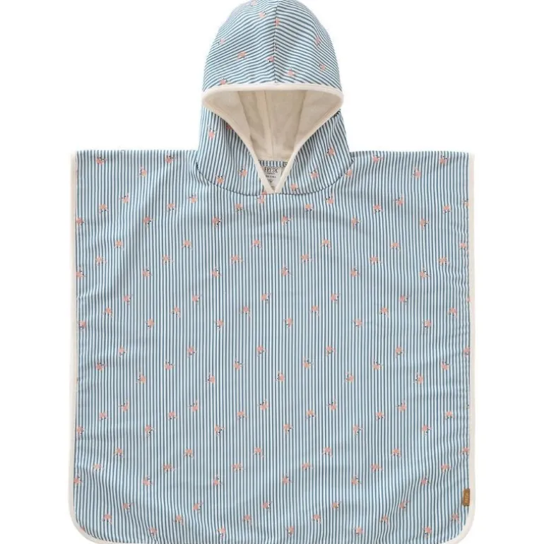 Poncho de plage anti-UV - Fresk - Stripes & Crabs
