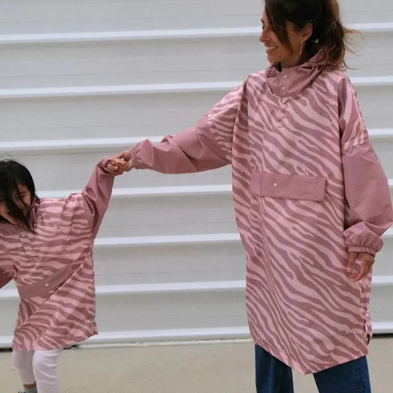 Poncho de pluie - Poule Party - Zebra