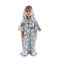 Poncho microfibre enfant - Minimiz - Mandalay