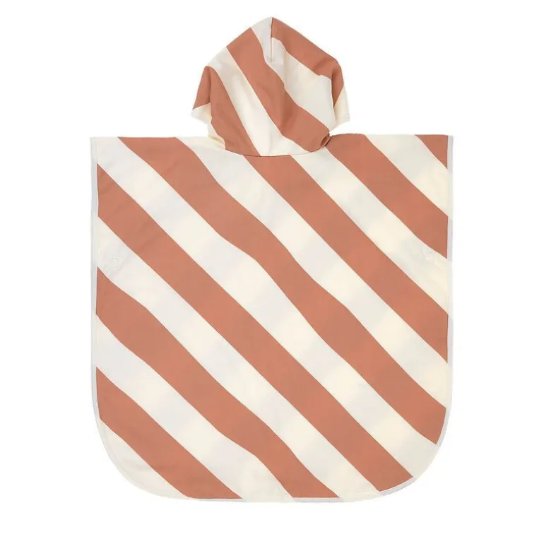Poncho microfibres bébé - Lassig - Terre/sel marin