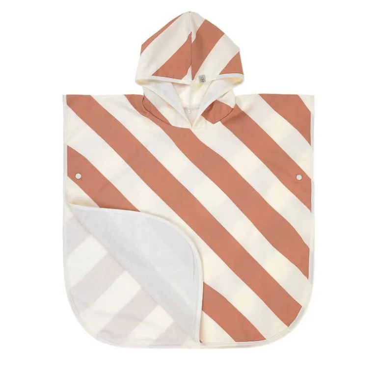 Poncho microfibres bébé - Lassig - Terre/sel marin