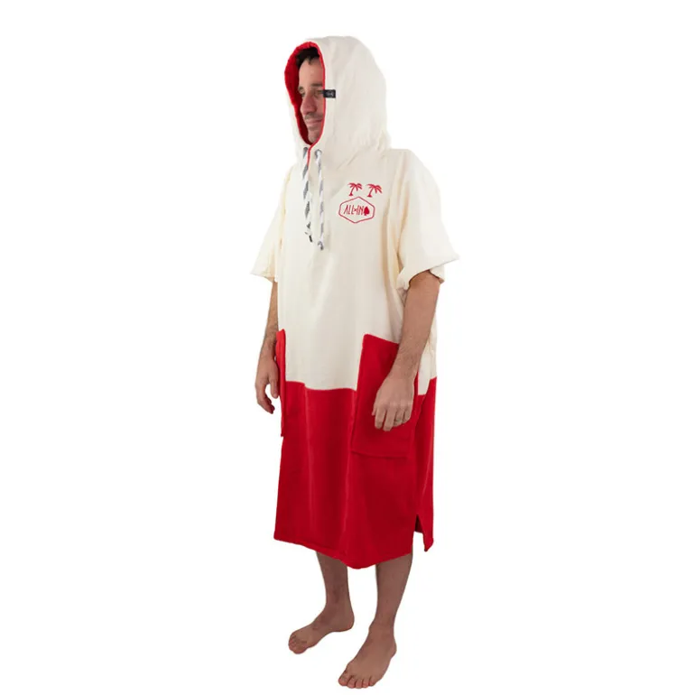 Poncho surf Adulte - All-in - Welcome Red