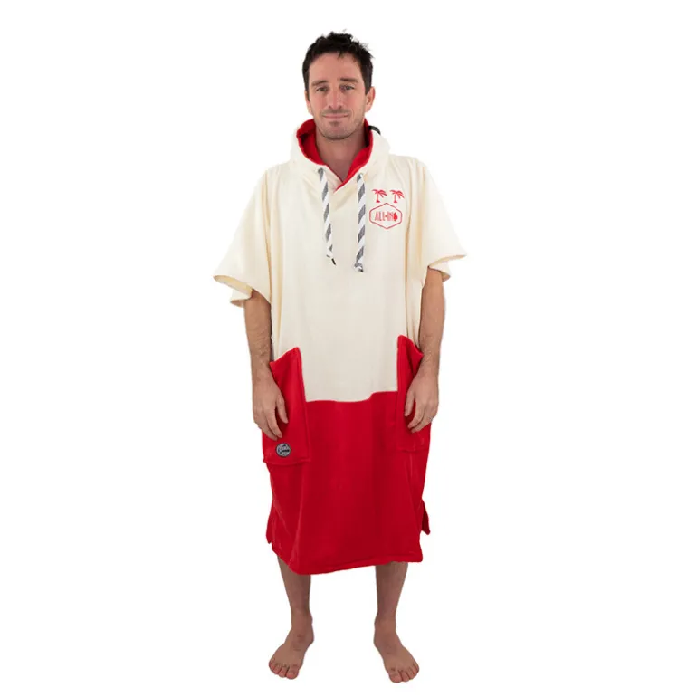 Poncho surf Adulte - All-in - Welcome Red