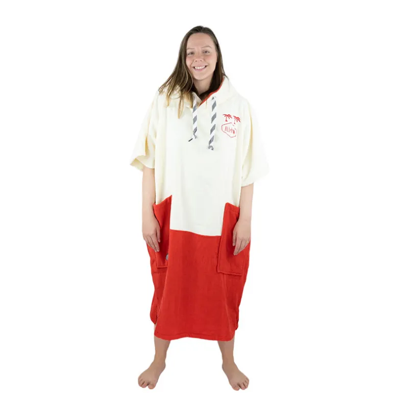 Poncho surf Adulte - All-in - Welcome Red