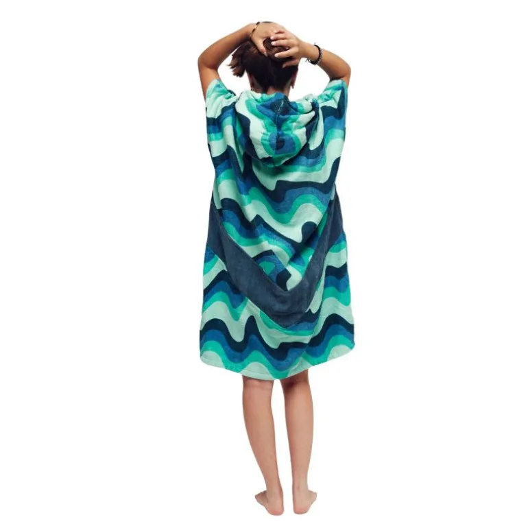 Poncho surf enfant - 6 à 9 ans - All-in - Berlin Blue