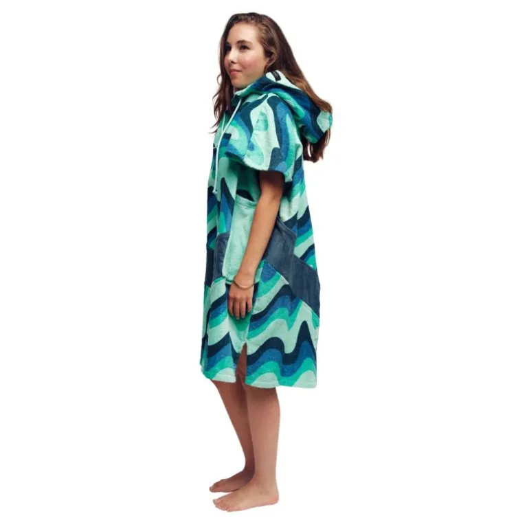 Poncho surf enfant - 6 à 9 ans - All-in - Berlin Blue