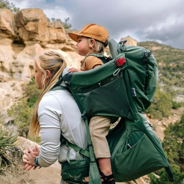 Porte-bébé de rando Poco Premium - Osprey - Koseret green