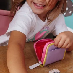 Portefeuille Hello Hossy - Mini Mauve