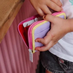 Portefeuille Hello Hossy - Mini Mauve