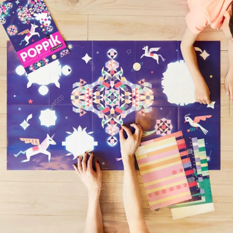 Poster Constellations - 1000 stickers - Poppik