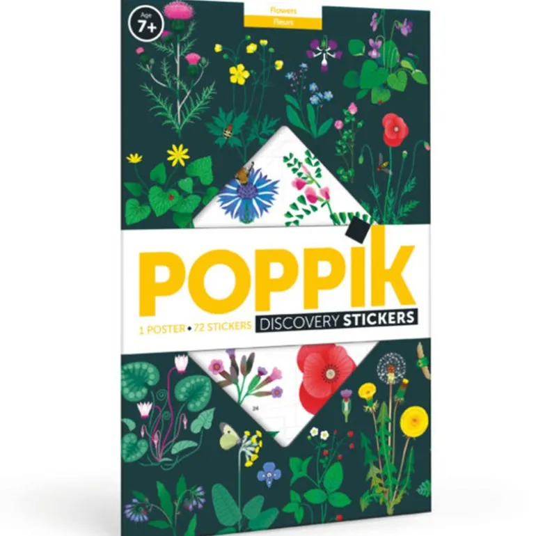 Poster Discovery Poppik et 72 stickers - Botanique
