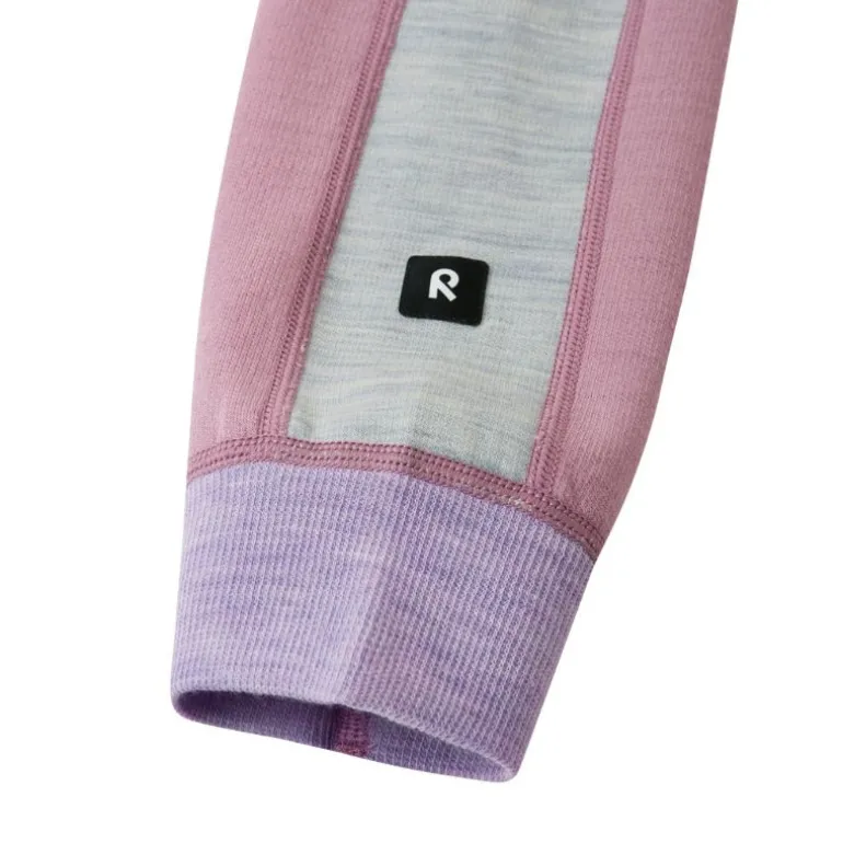 Pull en laine merinos enfant Merin - Reima - Grey Pink