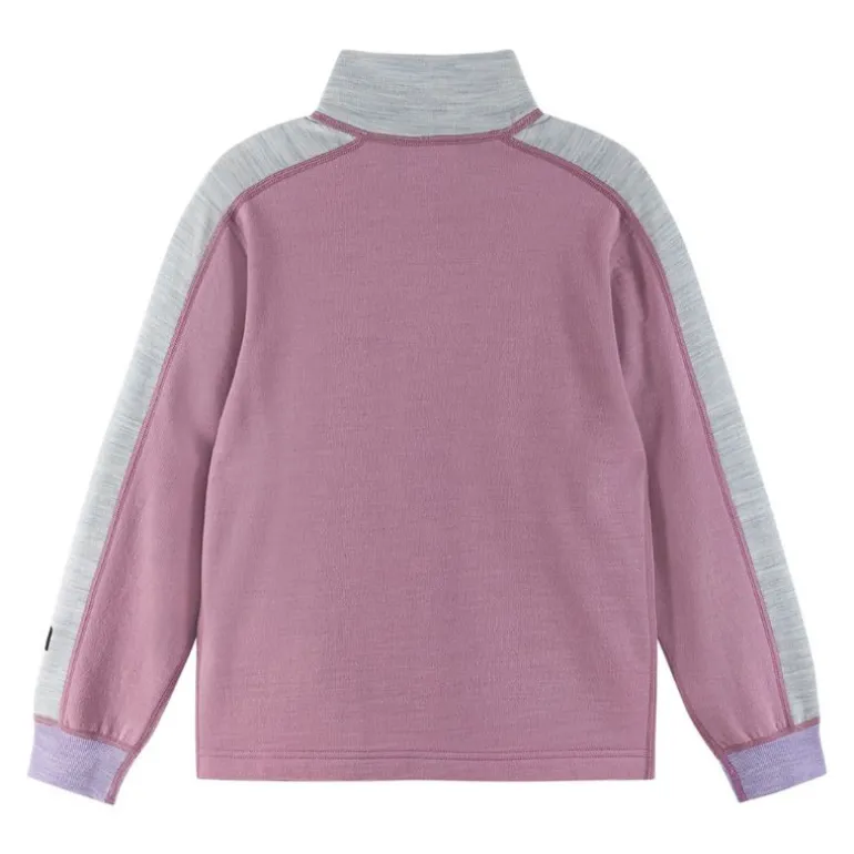 Pull en laine merinos enfant Merin - Reima - Grey Pink