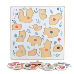 Puzzle d'encasterment - Les animaux de la forêt - Vilac