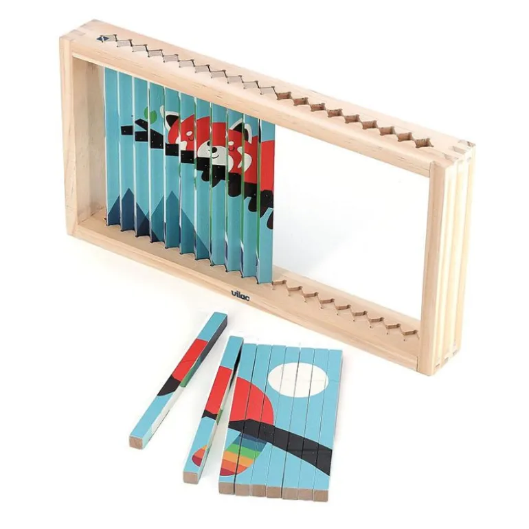 Puzzle 4 dimensions Les animaux - Vilac