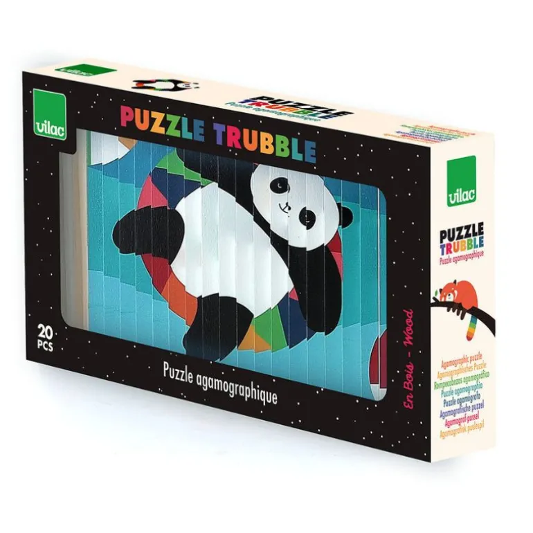 Puzzle 4 dimensions Les animaux - Vilac