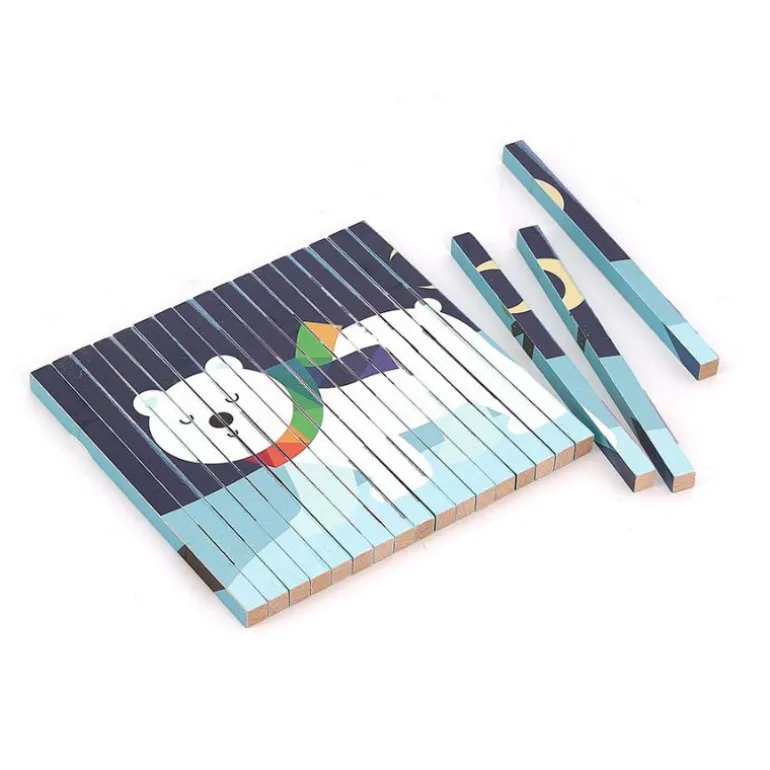 Puzzle 4 dimensions Les animaux - Vilac