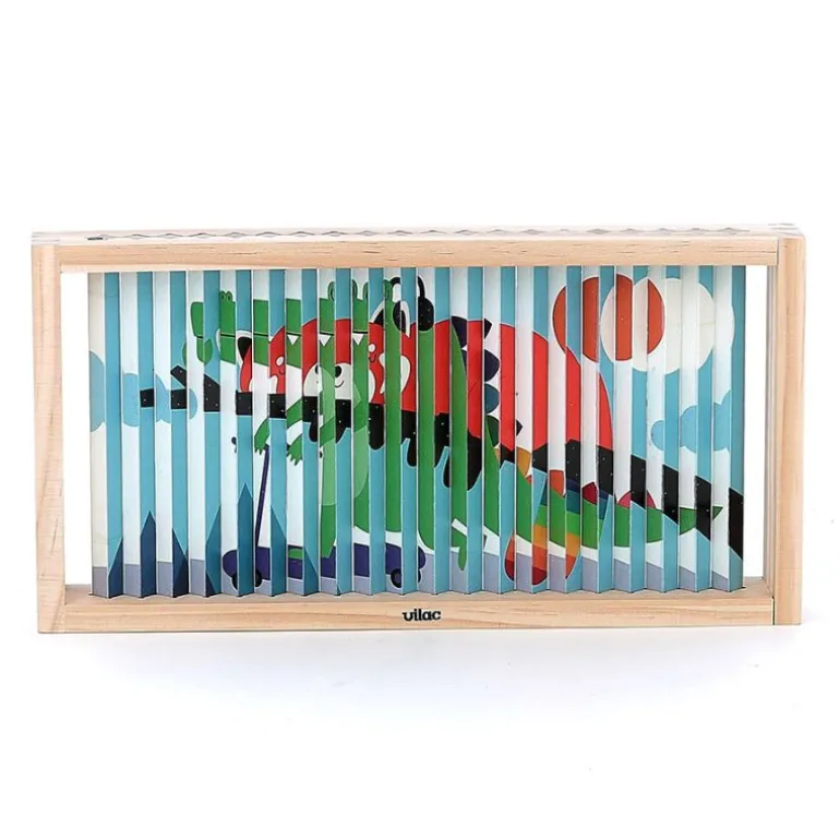 Puzzle 4 dimensions Les animaux - Vilac