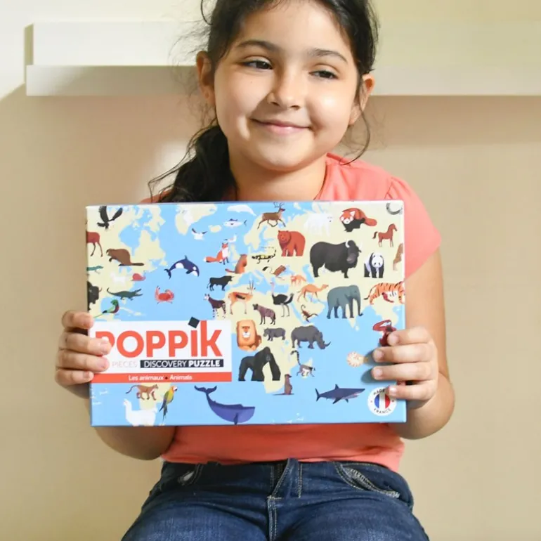 Puzzle éducatif Poppik - Les animaux - 500 pièces