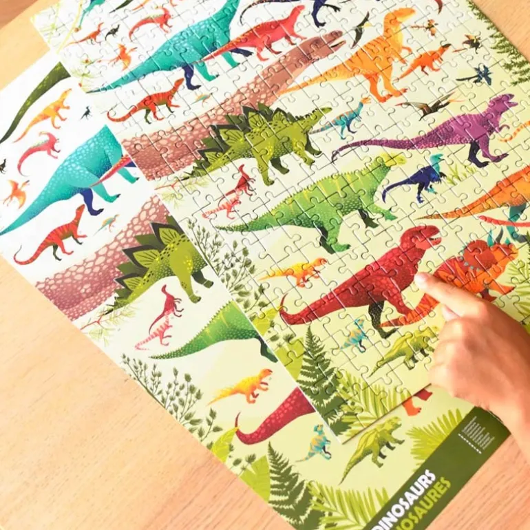 Puzzle éducatif Poppik - Les dinosaures - 280 pièces