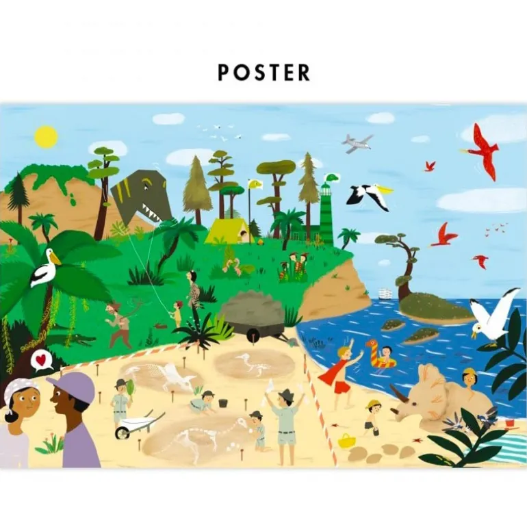 Puzzles Go Back in time - Dinosaures - Pirouette Cacahouète