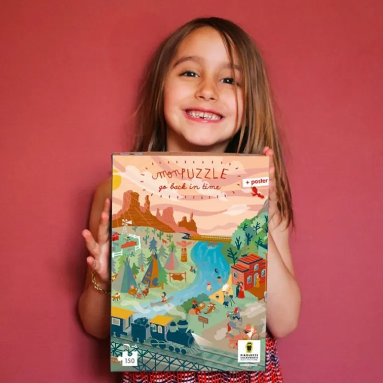 Puzzles Go Back in time - Far west - Pirouette Cacahouète
