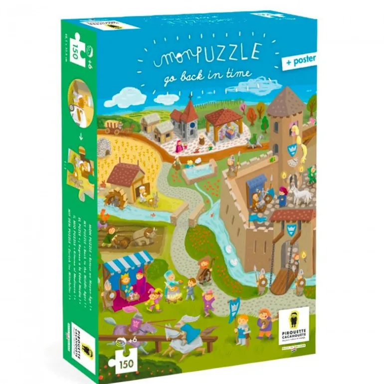 Puzzles Go Back in time - Moyen Age - Pirouette Cacahouète