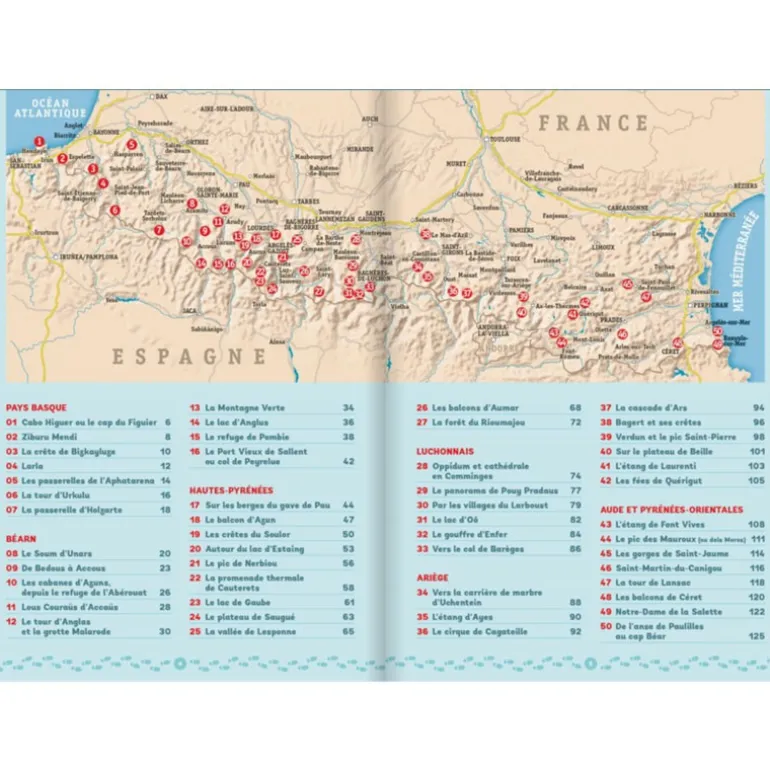 Pyrénées, les 50 plus beaux Sentiers d'Émilie