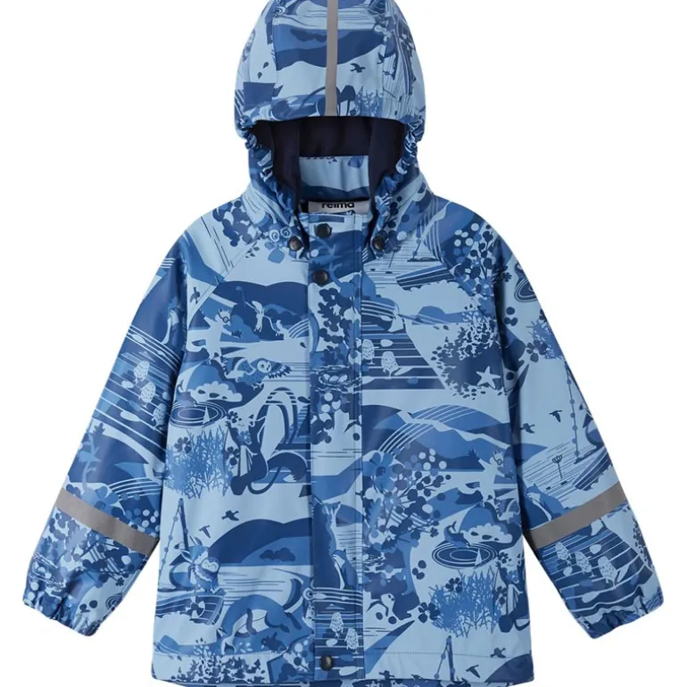 Raincoat Koski - 100% waterproof et doublé polaire - Reima - Denim Blue