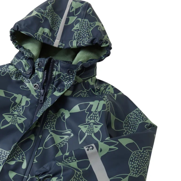 Raincoat Koski - 100% waterproof et doublé polaire - Reima - Navy