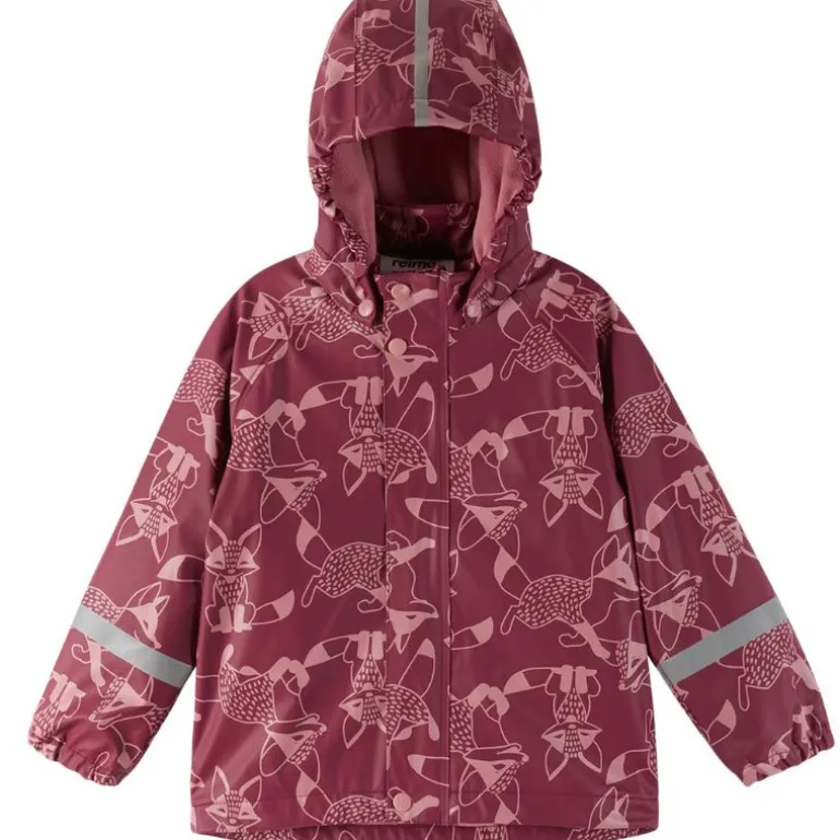 Raincoat Koski - 100% waterproof et doublé polaire - Reima - Jam Red