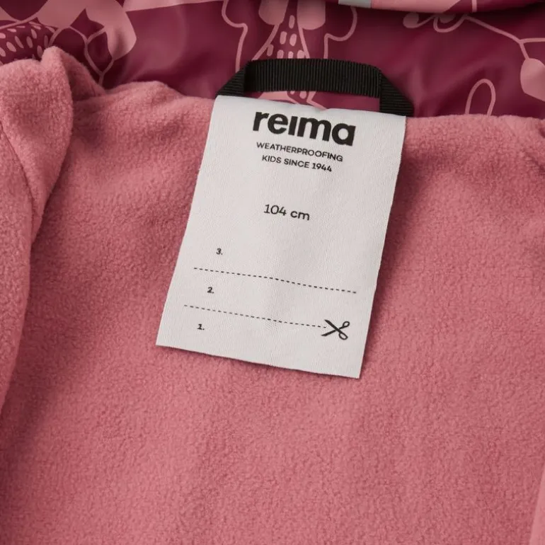 Raincoat Koski - 100% waterproof et doublé polaire - Reima - Jam Red