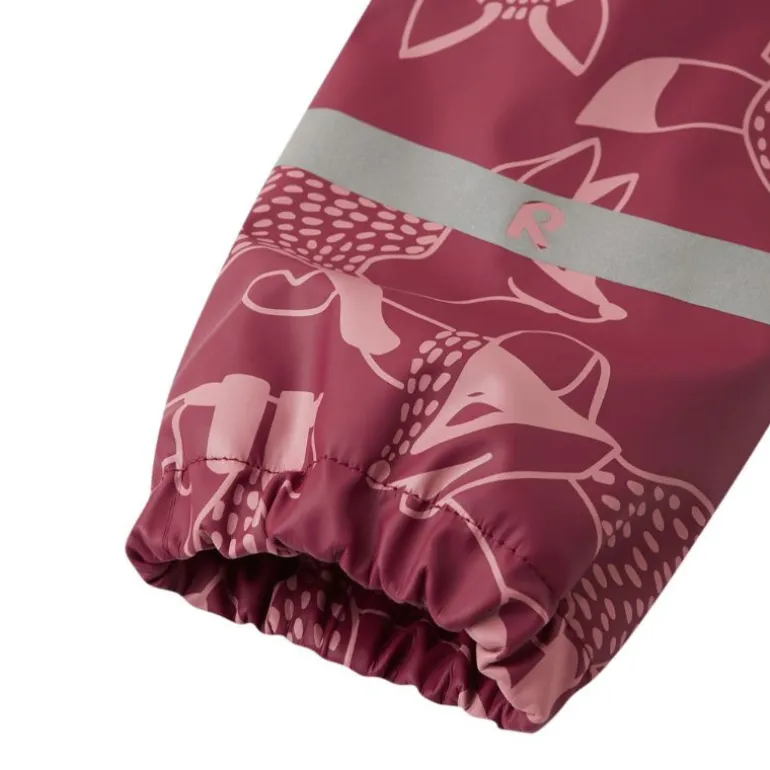 Raincoat Koski - 100% waterproof et doublé polaire - Reima - Jam Red