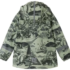 Raincoat Koski - 100% waterproof et doublé polaire - Reima - Greyish Green
