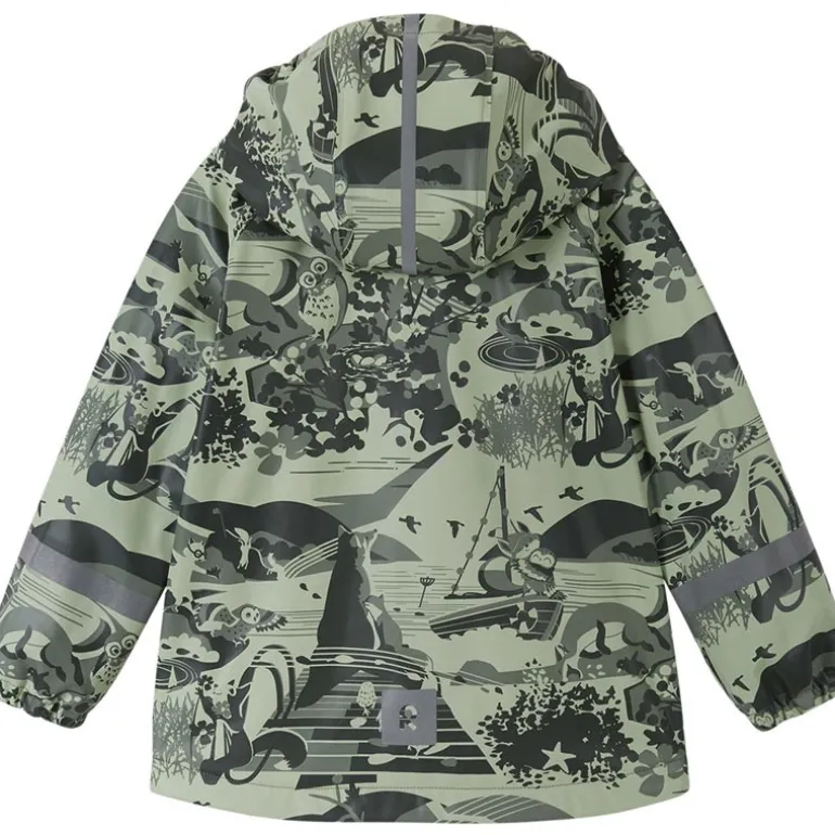 Raincoat Koski - 100% waterproof et doublé polaire - Reima - Greyish Green