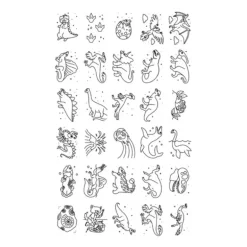 Recharge Kidydraw Mini - Galaxy & Dinosaures - Kidywolf