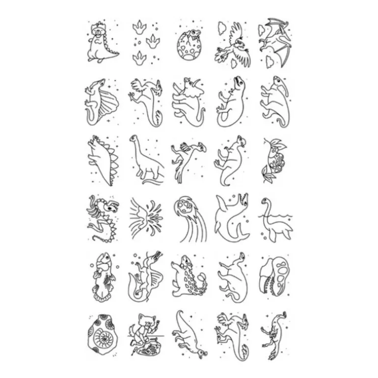 Recharge Kidydraw Mini - Galaxy & Dinosaures - Kidywolf