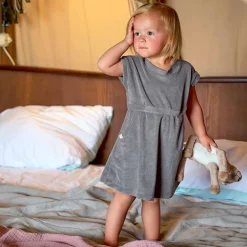 Robe éponge bébé en coton bio - Lassig - Anthracite