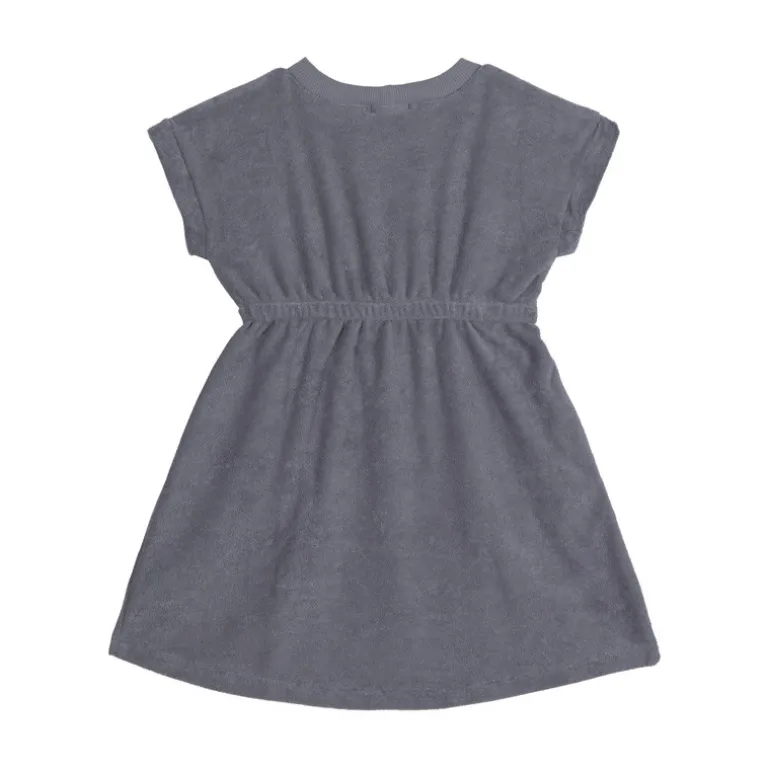 Robe éponge bébé en coton bio - Lassig - Anthracite