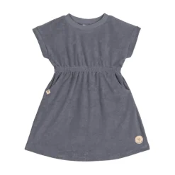 Robe éponge bébé en coton bio - Lassig - Anthracite