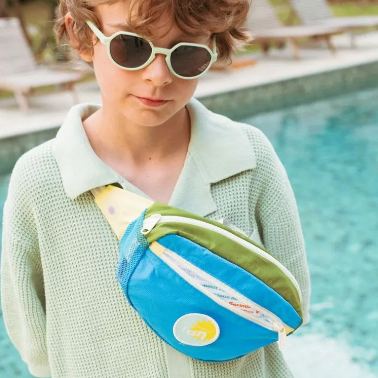 Sac banane enfant Vibe - KietLa - Kaki Bleu