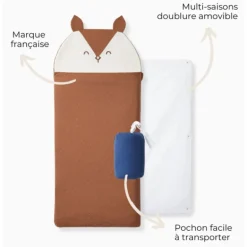 Sac de couchage maternelle - Les Petites Billes - Ecureuil