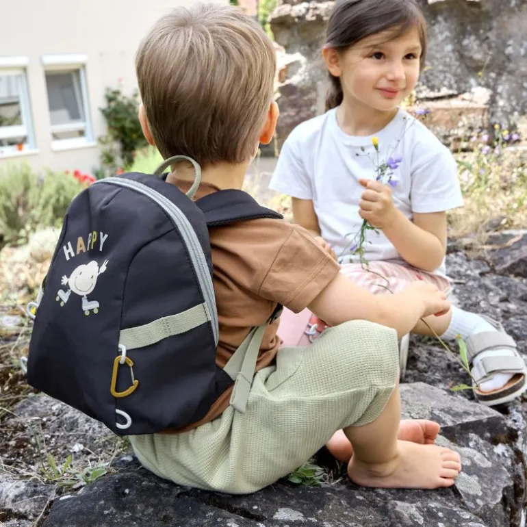 Sac à dos bébé - Tiny Outdoor - Lassig - Nuage / Bleu foncé
