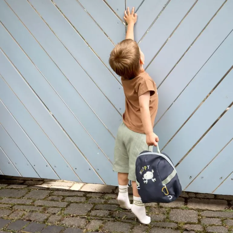 Sac à dos bébé - Tiny Outdoor - Lassig - Nuage / Bleu foncé