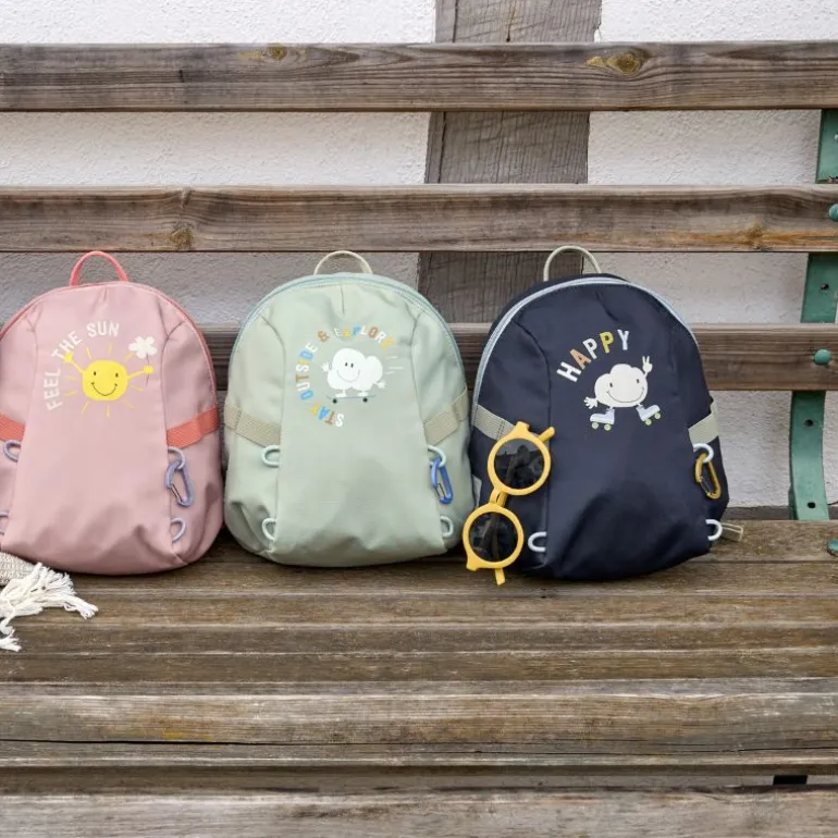 Sac à dos bébé - Tiny Outdoor - Lassig - Nuage / Kaki clair