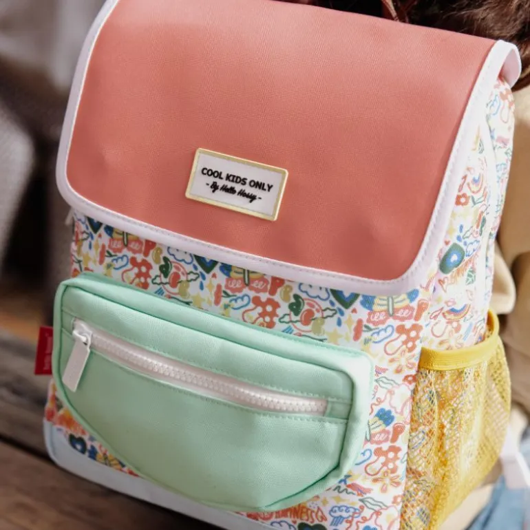 Sac à dos carré - Hello Hossy - Happiness
