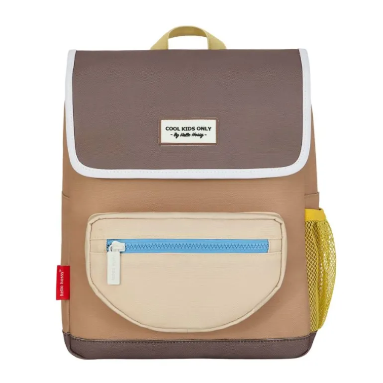 Sac à dos carré - Hello Hossy - Mini Walnut