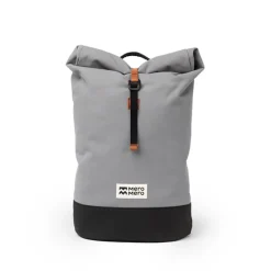 Sac à dos roll-top Wanaka - MeroMero - Stone Grey/Brown