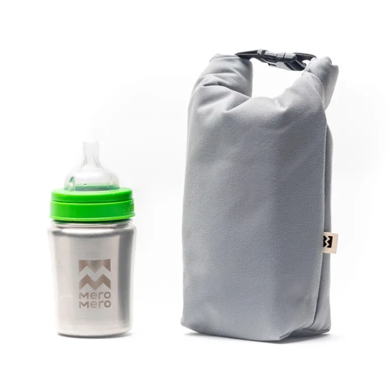 Sac isotherme pour biberon - Semnoz Pouch - MeroMero - Silver Pine